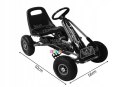 Duży Gokart na Pedały Pompowane Koła Hamulec Wolny Bieg Zielony