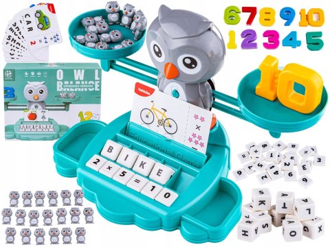 GRA NAUKA LICZENIA ORAZ ANGIELSKIEGO FISZKI - RÓWNOWAŻNIA WAGA SZALKOWA SÓW GRA NAUKA LICZENIA ORAZ ANGIELSKIEGO FISZKI - RÓWNOWAŻNIA WAGA SZALKOWA SÓW