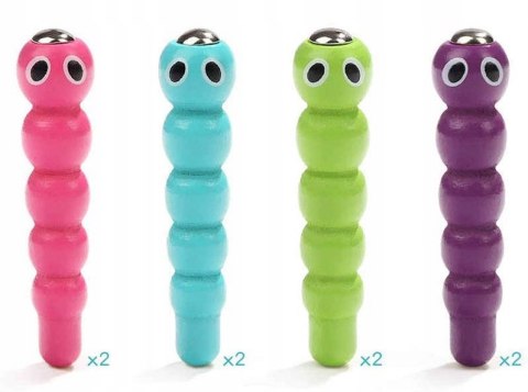 Gra Zręcznościowa Złap Robaczka Dzięcioł Magnetyczny Robak 8 Robaczków Gra Zręcznościowa Złap Robaczka Dzięcioł Magnetyczny Robak 8 Robaczków