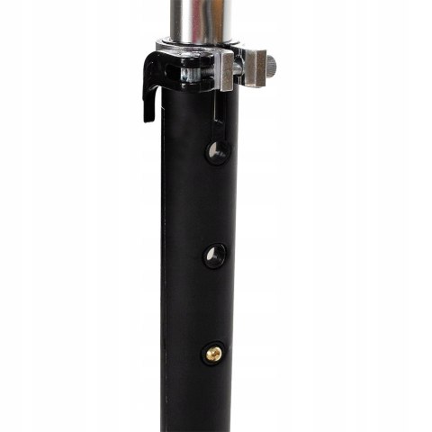 HULAJNOGA TRÓJKOŁOWA BALANSOWA DLA DZIECI ŚWIECĄCE LED GUMOWE KOŁA CZARNA