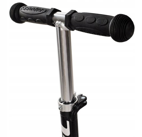 HULAJNOGA TRÓJKOŁOWA BALANSOWA DLA DZIECI ŚWIECĄCE LED GUMOWE KOŁA CZARNA