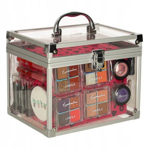 KOSMETYKI DLA DZIECI DO MAKIJAŻU MALOWANIA ZESTAW KUFEREK CIENIE POMADKI XL