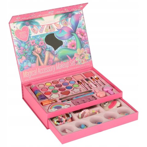 Kuferek Zestaw Kosmetyków do Makijażu i Paznokci Makeup Cienie Lakiery Kuferek Zestaw Kosmetyków do Makijażu i Paznokci Makeup Cienie Lakiery