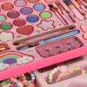 Kuferek Zestaw Kosmetyków do Makijażu i Paznokci Makeup Cienie Lakiery
