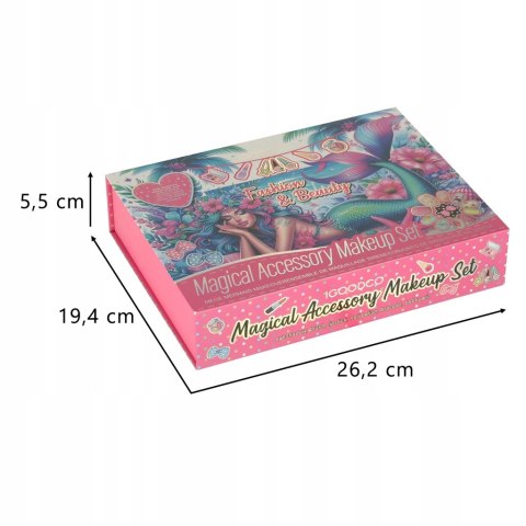 Kuferek Zestaw Kosmetyków do Makijażu i Paznokci Makeup Cienie Lakiery Kuferek Zestaw Kosmetyków do Makijażu i Paznokci Makeup Cienie Lakiery