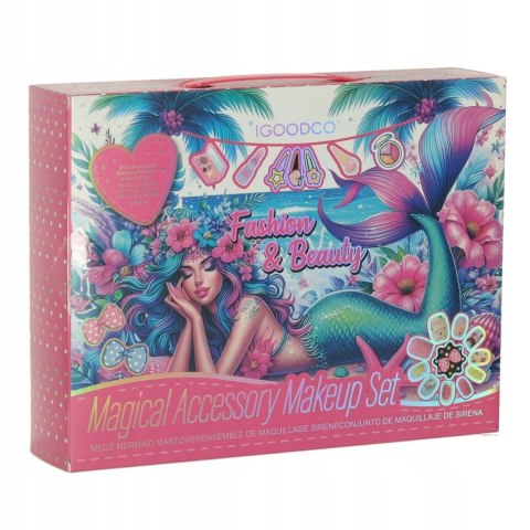 Kuferek Zestaw Kosmetyków do Makijażu i Paznokci Makeup Cienie Lakiery Kuferek Zestaw Kosmetyków do Makijażu i Paznokci Makeup Cienie Lakiery