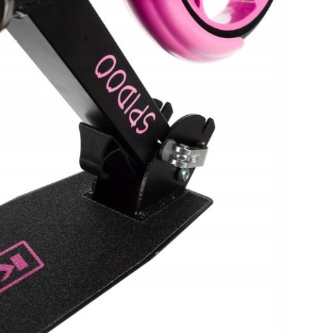 LEKKA HULAJNOGA SKŁADANA KAUCZUKOWE KOŁA 20cm HAMULEC REGULACJA RÓŻOWA