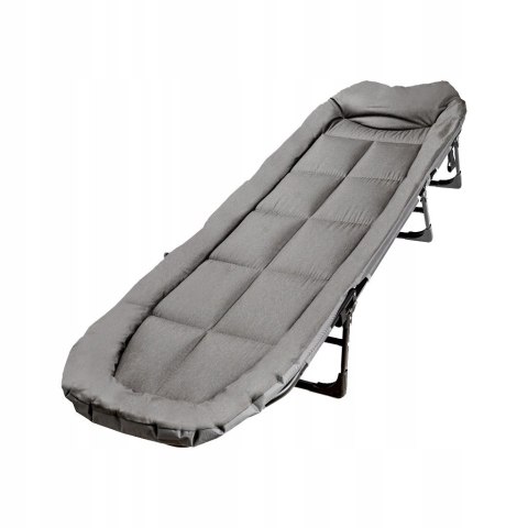 ŁÓŻKO POLOWE TURYSTYCZNE SKŁADANE LEŻANKA LEŻAK TARASOWY REGULOWANY LEKKIE