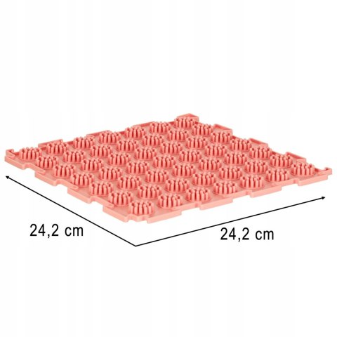 MATA DO MASAŻU STÓP SENSORYCZNA MONTESSORI PUZZLE ORTOPEDYCZNE KOLOROWE