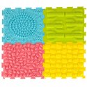 Mata Sensoryczna Puzzle Ortopedyczne Kolorowy Zestaw 8 elementów Masaż Stóp