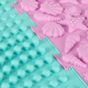 Mata Sensoryczna Puzzle Ortopedyczne Kolorowy Zestaw 8 elementów Masaż Stóp