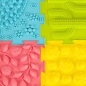 Mata Sensoryczna Puzzle Ortopedyczne Kolorowy Zestaw 8 elementów Masaż Stóp