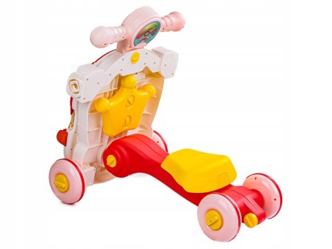 PCHACZ CHODZIK JEŹDZIK STOLIK EDUKACYJNY 4w1 HULAJNOGA ROWEREK PIANINKO
