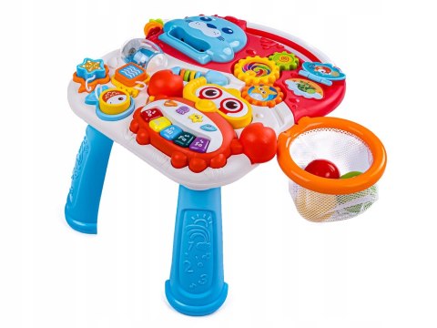 PCHACZ CHODZIK JEŹDZIK STOLIK EDUKACYJNY 4w1 HULAJNOGA ROWEREK PIANINKO