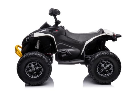 Quad Na Akumulator Can-Am Licencja 4x45W 12V Ekoskóra Koła Eva Biały Quad Na Akumulator Can-Am Licencja 4x45W 12V Ekoskóra Koła Eva Biały