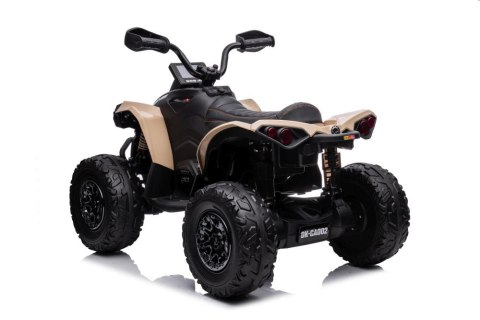 Quad Na Akumulator Can-Am Licencja 4x45W 12V Ekoskóra Koła Eva Kremowy Quad Na Akumulator Can-Am Licencja 4x45W 12V Ekoskóra Koła Eva Kremowy