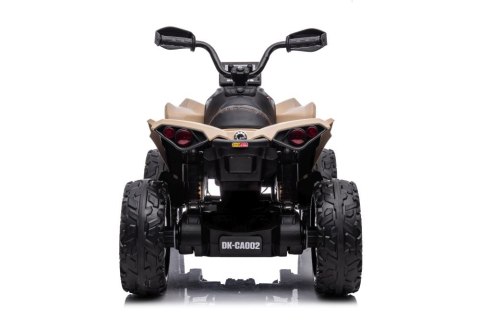 Quad Na Akumulator Can-Am Licencja 4x45W 12V Ekoskóra Koła Eva Kremowy Quad Na Akumulator Can-Am Licencja 4x45W 12V Ekoskóra Koła Eva Kremowy