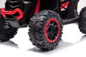 Quad na Akumulator 12V 2x45W Światła Led Muzyka Pilot 2,4G Czerwony