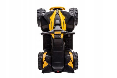 Quad na Akumulator 12V 2x45W Światła Led Muzyka Pilot 2,4G Żółty