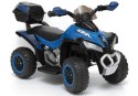 Quad na Akumulator 6V 45W Światła Led Muzyka 2 Biegi Niebieski