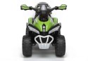 Quad na Akumulator 6V 45W Światła Led Muzyka 2 Biegi Zielony