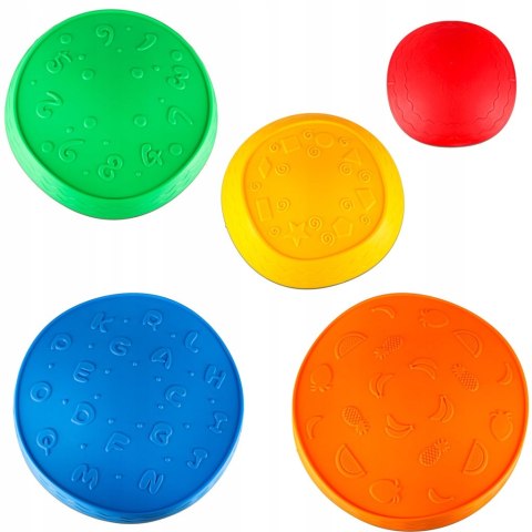 Ścieżka Sensoryczna Kamienie Rzeczne do Treningu Równowagi 5szt