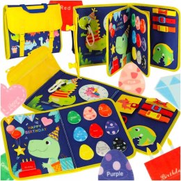 TABLICA MANIPULACYJNA FILCOWA WALIZKA DLA DZIECI SENSORYCZNA MONTESSORI