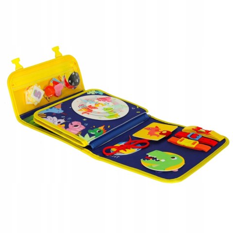 TABLICA MANIPULACYJNA FILCOWA WALIZKA DLA DZIECI SENSORYCZNA MONTESSORI