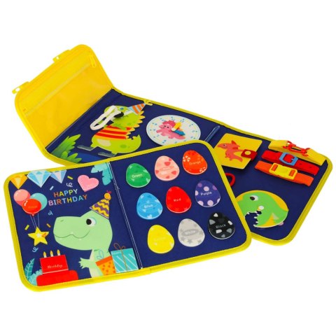 TABLICA MANIPULACYJNA FILCOWA WALIZKA DLA DZIECI SENSORYCZNA MONTESSORI