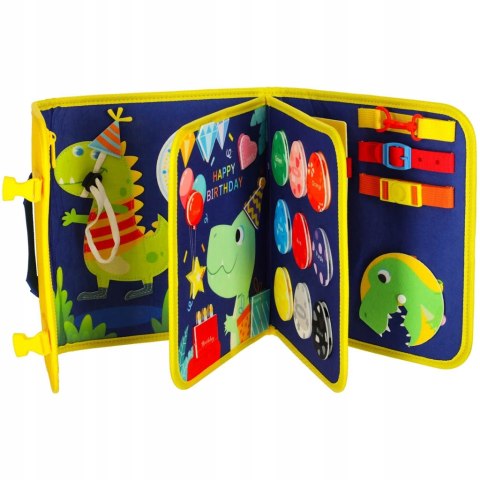 TABLICA MANIPULACYJNA FILCOWA WALIZKA DLA DZIECI SENSORYCZNA MONTESSORI