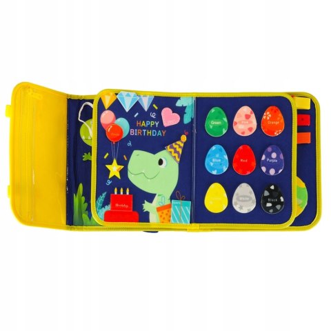 TABLICA MANIPULACYJNA FILCOWA WALIZKA DLA DZIECI SENSORYCZNA MONTESSORI