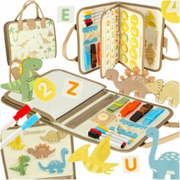 TABLICA MANIPULACYJNA MIĘKKA WALIZKA DLA DZIECI SENSORYCZNA MONTESSORI XL