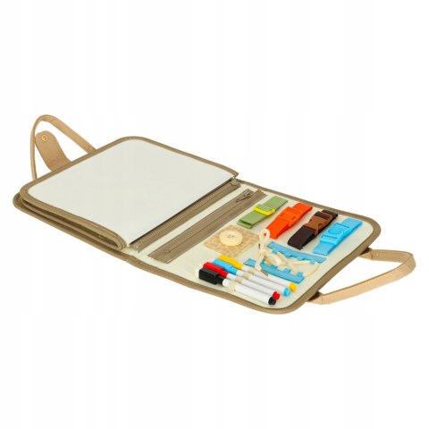 TABLICA MANIPULACYJNA MIĘKKA WALIZKA DLA DZIECI SENSORYCZNA MONTESSORI XL