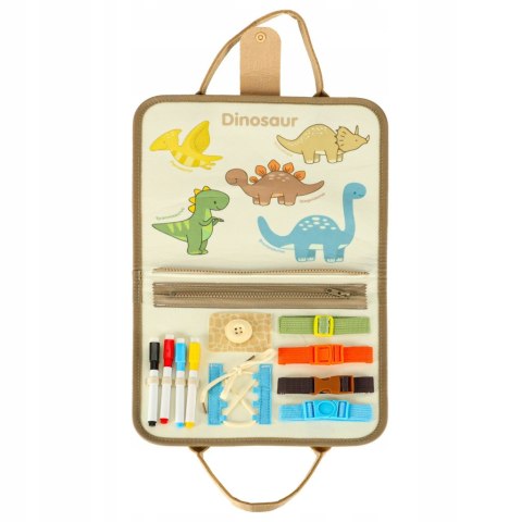 TABLICA MANIPULACYJNA MIĘKKA WALIZKA DLA DZIECI SENSORYCZNA MONTESSORI XL