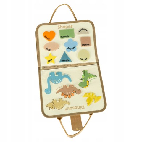 TABLICA MANIPULACYJNA MIĘKKA WALIZKA DLA DZIECI SENSORYCZNA MONTESSORI XL