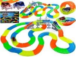 TOR SAMOCHODOWY ŚWIECĄCY 360el. GLOW TRACKS AUTO 450cm WYŚCIGOWY SKŁADANY