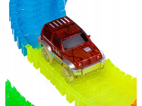 TOR SAMOCHODOWY ŚWIECĄCY 360el. GLOW TRACKS AUTO 450cm WYŚCIGOWY SKŁADANY