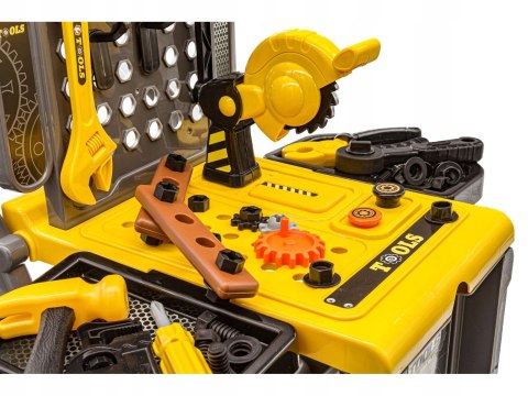 WARSZTAT 3w1 Z NARZĘDZIAMI NA KÓŁKACH WALIZKA SKRZYNKA ZESTAW MAJSTERKOWICZ