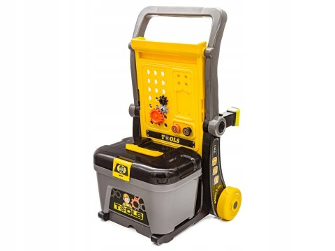 WARSZTAT 3w1 Z NARZĘDZIAMI NA KÓŁKACH WALIZKA SKRZYNKA ZESTAW MAJSTERKOWICZ