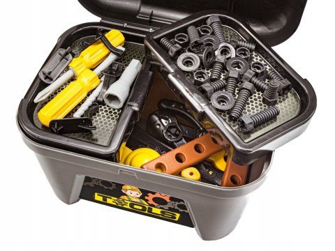 WARSZTAT 3w1 Z NARZĘDZIAMI NA KÓŁKACH WALIZKA SKRZYNKA ZESTAW MAJSTERKOWICZ