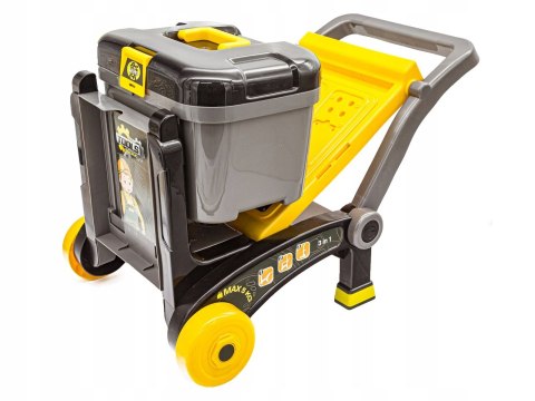 WARSZTAT 3w1 Z NARZĘDZIAMI NA KÓŁKACH WALIZKA SKRZYNKA ZESTAW MAJSTERKOWICZ