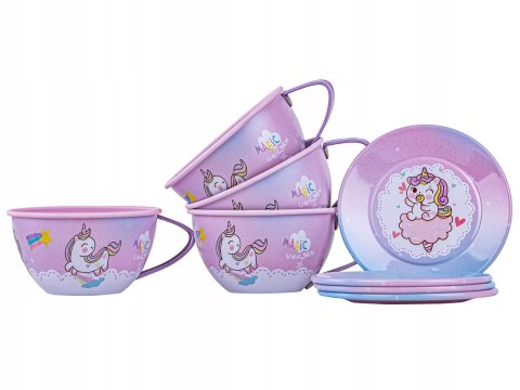 Zestaw do Herbaty dla Dzieci Serwis Kawowy Filiżanki Kawy + Walizka Prezent