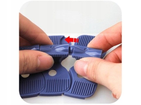 Elastyczny Tor Samochodowy Wyścigowy 184 Elementy 1 Pojazd