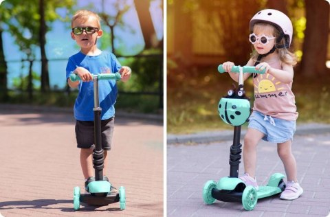 HULAJNOGA DLA DZIECI TRÓJKOŁOWA BALANSOWA 3w1 LED