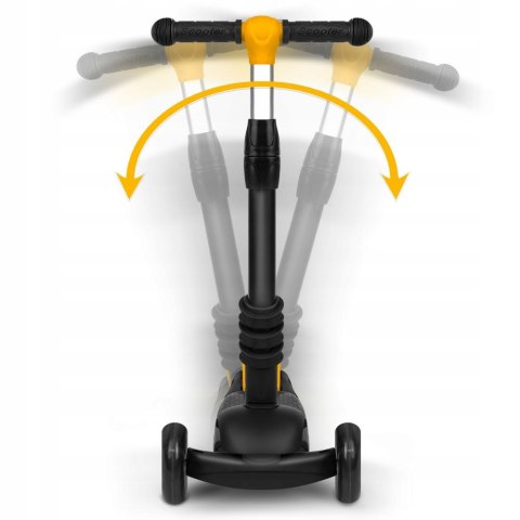 HULAJNOGA DLA DZIECI TRÓJKOŁOWA BALANSOWA 3w1CZARNA