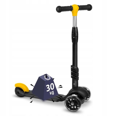 HULAJNOGA DLA DZIECI TRÓJKOŁOWA BALANSOWA 3w1CZARNA