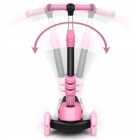 HULAJNOGA TRÓJKOŁOWA DLA DZIECI BALANSOWA 3w1 LED