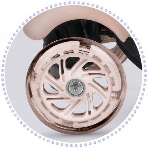 HULAJNOGA TRÓJKOŁOWA DLA DZIECI BALANSOWA 3w1 LED