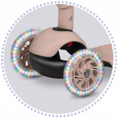 HULAJNOGA TRÓJKOŁOWA DLA DZIECI BALANSOWA 3w1 LED