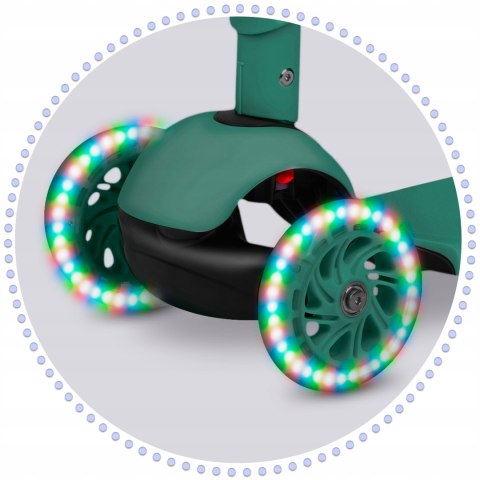 HULAJNOGA TRÓJKOŁOWA DLA DZIECI BALANSOWA 3w1 LED